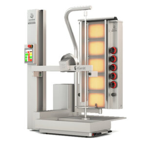 Alkadur DCR-4-GD5L Robot Gas Shawarma Machine Left Operator